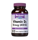 Bluebonnet Nutrizione Vitamina D3 400 IU Softgels, Aids in crescita muscolare e scheletro, Cholecalciferol da Fish Oil, Non OGM, Gluten Free, Soy Free, Dairy Free, 250 Softgels