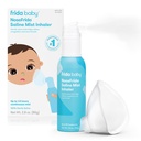 Frida Baby NoseFrida Saline Mist Nasal Inhaler, Decongestant Spray per la congestione e l'allergia Rilievo per bambini + bambini, Nasal Saline Spray, Soothes Stuffy Nose & Sore Throat, Include Mask