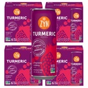 ZYN Turmeric Wellness Drink (24 Pack), Pomegranate Cranberry aromatizzato curcumina curcuma bere con pepe nero, No Aggiunto Zucchero, Carbo basso & Basso Calorie Bere, Clean Alternative