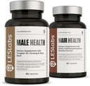 LES Labs Mature Male Bundle- Maschio Salute e capelli Salute Support Livelli di ormone maschile sano, Endurance e una grande testa di capelli