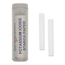 Potassium Iodide Starch Oxidizer Test Paper [Vial of 100 Strips] per la rilevazione di cloro, iodio e perossido - NON per testare il corpo