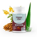 Lassativi naturali per il sollievo dalla costipazione – Detergente pulizia del colon con probiotici e fibre – Supporta la salute digestiva – Attivo veloce per le donne e gli uomini – 30 capsule – Poo felice