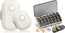 Organizzatore di pillole settimanali, organizzatore di viaggio Pill, grande scatola di viaggio 7 giorno, Am Pm tre caso di pillole giornaliere con contenitore di medicina rimovibile
