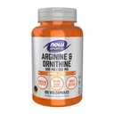 NOW Nutrizione sportiva, Arginina & Ornithine 500/250 mg, Aminoacidi, 100 capsule di veg