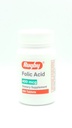 Rugby Laboratories Acido Folico 400 mcg Vitamina B9 Folate Supplemento dietetico giornaliero Gluten Supporti gratuiti Salute cardiovascolare 100 Compresse per Adulti Solo (Pacchetto di 1)