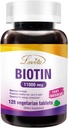 LOVITA Massima resistenza 11.000mcg Biotina: Fast-Dissolving, Compresse vegetariane - Facilmente assorbito, Gluten & Dairy-Free, 128 Compresse vegane-Amici