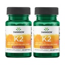 Swanson Natural Vitamin K2 (Menaquinone-7 da Natto) 50 mcg 30 Sgels (2 Confezione)