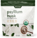 Supplementi di scatto Psyllium Husk USDA polvere organica, supporto Gut sano, sistema digestivo pulito, aiuta la salute digestiva, non OGM, polvere organica pura, 2LB