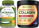 Ricette del dottore Moringa 90 Vegan Caps & Multi Collagen Peptides Polvere 16oz
