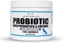 Probiotici per cani e gatti - Vet Formulato Made in USA Pet Prebiotici e Polvere enzima per la salute digestiva, Gut & Immune - 200 Serve (50 g)
