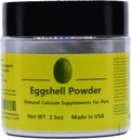2.5oz Pure Eggshell Calcium Supplemento per gli animali domestici - Fonte naturale del calcio da vera uovo Adatto per acquari, gamberetti, lumaca, crostacei, invertebrati, cani, gatti e altri animali