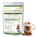 Peptidi di collagene di erba di MariGold polvere Cacao caldo 1LB - 100% puro, Tipo I & III Collage idrolizzato Bovino, Non OGM, Ormone libero, Soy Free, Gluten Free, Dairy Free, Keto-Friendly