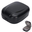 Back-The-Ear Hearing Aid Case, contenitore portatile per apparecchi acustici protettivi per la memorizzazione di apparecchi acustici (nero)