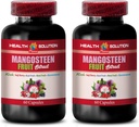 capsule di mangosteen - MANGOSTEEN FRUIT EXTRACT COMPLEX CON RESVERATROL, ACAI FRUIT, POMEGRANATE, NONI FRUIT, GOJI BERRY - Vitamine di melograno per la memoria - supplemento di resveratrolo - 2 Bottiglie 120 Cap