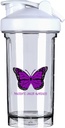Pancreatic Cancer Awareness 18 Ounce Shaker Bottiglia Bere Mixer Leak-proof Pre Workout Protein Shakes Meal Sostituzione Shakes Bottiglie 500ML/18 Oz White&-1&-1