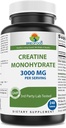 Brieofood Creatine Pills 3000 mg per Serving - 240 compresse - 3rd Party Lab Testato per purezza e qualità - Aiuta a migliorare le prestazioni atletiche