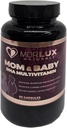 Mammina & Baby DHA Multivitamin – Vitamine prenatali e postnatali per le donne – Supporta il cervello del bambino, lo sviluppo di occhi & ossa – Non OGM, senza glutine, 60 capsule