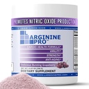 L-Arginina PRO | 5.500mg L-Arginina Plus L-Citrullina 1,100 mg di polvere di uva Bere miscela supplemento per la produzione di ossido nitrico aumentata