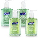 PURELL Sanitario avanzato a mano Gel lenitivo, profumo fresco, 8 fl oz pompa bottiglia (pacchetto di 4), 9674-06-ECDECO