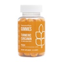 NaturesPlus Gummies Curcumina Turmerica - 60 Gummies, Peach - Supporta Joint, Digestive & Cardiovascular Health - Vegan, Gluten Free, Non-GMO - 30 Serve