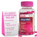 Allergia tempestiva Difenidramina HCl 25 mg - 650 Caplets - Rispetto al Benadryl Allergy Ultratab - Antistamina - Medicina Allergia - Runny Nose Relief per Adulti - Trattamento Occhi Watery