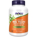 NOW Integratori alimentari, Estratto di cardo di latte di Silymarin, Resistenza extra 450 mg, 120 Softgels