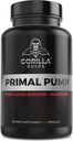 Gorilla Gulps - Pompa primaria Nitric Oxide Supplemento Nootropic 1500mg Nitrosigine L Arginina & Beet Root for Muscle Growth, Pumps, Blood Flow, Energy & Focus - Max Strength Pre Workout N.O. Booster