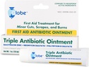 Globe Triple Antibiotic First Aid Ointment, 1 Oz. | Protezione delle infezioni 24 ore su 24, Trattamento per cetrioli minori, ustioni e tagli | (1 tubo)