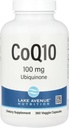 Lake Avenue CoQ10 Nutrizione - Ubiquinone Supplemento - Promuove l'attività antiossidanti - Gluten Free, Non-GMO - 100 mg - 360 capsule vegetali