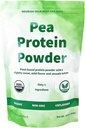 Cherie Sweet Heart Organic Pea Protein Powder 1 lb, 100% Non OGM, Dairy-Free, Keto-Friendly, Gluten-Free, Soy-Free, Plant-Based Protein