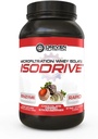 ISODRIVE Premium Whey Isolate (2 Pound, Cioccolato Dipped Strawberries)
