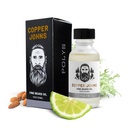 Rame Johns Premium Beard olio per gli uomini - Formula naturale con Jojoba & Castor olio - leggero non grasso Beard Moisturizer - Softens, Hydrates & Tames Frizz - Polys-Bergamot & Cherry Almond 1 oz