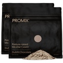 ProMix Nutrition Casein Protein Powder - Grass-Fed, Pasture Raised, Slow Release 25g Casein Micellare - 5.4g BCAAs Gluten Free, Sugar Free, Soy Free - Chocolate, 5lb