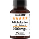 Estratto di foglie di carciofo MONOHERB 1000 mg - 90 capsule vegetariane
