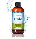 Colloidale Gold Liquid Organic Supplemento di Nutrinoche - 100% Pure Nano Gold Mineral - Supporta Clarity Mentale, Focus & Relax - 8 oz Bottiglia - Vegan, Gluten-Free - Cristallina - 30 ppm