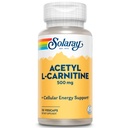 SOLARAY Acetyl L-Carnitina 500 mg | Energia cellulare sana, Memoria, Mood e supporto cardiovascolare | 30 VegCaps