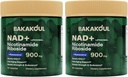 NAD Supplemento - Liposomal Nicotinamide Riboside, Resveratrolo, Quercetin, NAD Nicotinamide Riboside Resveratrolo 900mg, NAD+ Supplemento per uomini e donne, 80 capsule 2 Pack