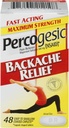Percogesico Backache Relief Pain Reliever, Forza massima, 48 compresse (2 Confezione)