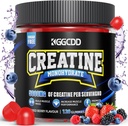 Creatina Monoidrato Gummies Zucchero Libero, 5g di Creatina Monoidrato per Servere per Muscolo Massima Forza, Energy Focus Endurance, Integratori di creatina per Donne Uomini 120Count bacche miste