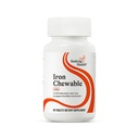 Ricerca di salute Iron Chewable - Supplemento minerale al supporto Metabolismo sano - Supplemento Aids Funzione muscolare negli uomini e nelle donne - Integratore di supporto energetico - 10 mg, 60 compresse