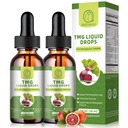 Integratori TMG 1000MG - Trimethylglycine Liquid Drops, Betaine High Absorption, Supporta la metilazione, Liver Wellness & Cognitive, Non-GMO, Vegan, Sangue Arancione Flavor, 1 Fl.Oz (2 Pack)