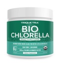 Polvere clorella Organica – Raw & Sun-Grown – Alga verde Nutriente-Dense con CGF (fattore di crescita della clorella), Supporta Benessere e Vitalità Complessiva – Vegan-Friendly – 75 Serve (225g)