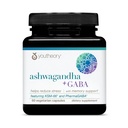 Youtheory Ashwagandha + GABA - Utilizza Organic KSM-66-1,000 mg Ashwagandha & 100 mg GABA - Cortisol, Energy, Stress & Memory Support Supplement - 60 capsule vegetariane (30-Day Supply)