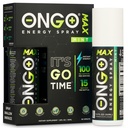 OnGo Energy - caffeina naturale (1500mg) Spruzzo orale di energia istantanea | Vegan, Zucchero e Gluten free | B3, B6, B12 spray vitaminico | Focus e Memoria | Studio, Lavoro e molto altro