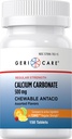 Carbonato di calcio di Gericare 500 mg di anacida masticabile, contatore di 150 (pacchetto di 1)