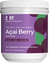 Zint Acai Powder Organic: Raw Freeze Dried Acai Brazilian Whole Berry - Supporto immunitario - Superfood Vegan Plant Protein for Acai Bowls, Smoothies & Cleanse Shakes, 6 oz
