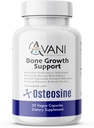 Avani Salute – Osteosina Bone Crescita Supporto - Aumentare i livelli di calcio e Bone Forza - Assorbimento potenziato con BioPerine e AstraGin - Gluten Free Bone Supplement - 30 capsule vegane