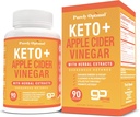 Keto puramente ottimale + ACV Capsule con BHB - Supporta energia, pulizia e salute digestiva - Integratore Keto avanzato per uno stile di vita bilanciato - 90 capsule