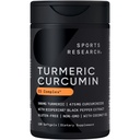 Curcuminoidi C3 Complex - Softgels with Bioperine Black Pepper Extract & Organic Coconut Oil, Standardized 95% Curcuminoids - Non-GMO Verified & Gluten Free - 500mg, 120 Count