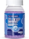 Gommie del sonno, Gummie del sonno naturale per adulti con Magnesio & L-teanina, Forza Melatonina Gummies Sleep Aid per adulti, 60 Conte